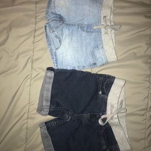 Elastic band shorts
